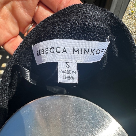 Rebecca minkoff silver studded sweater size small but can fit a size medium too. - Picture 3 of 6